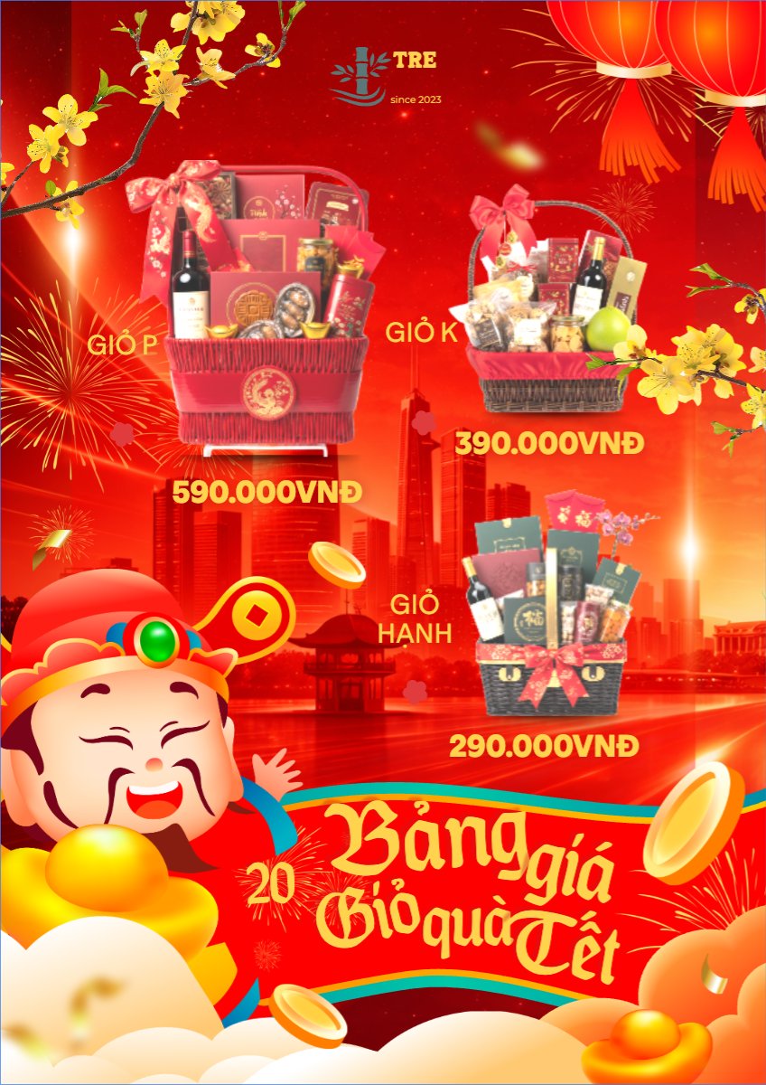 Bảng giá giỏ quà tết 2026