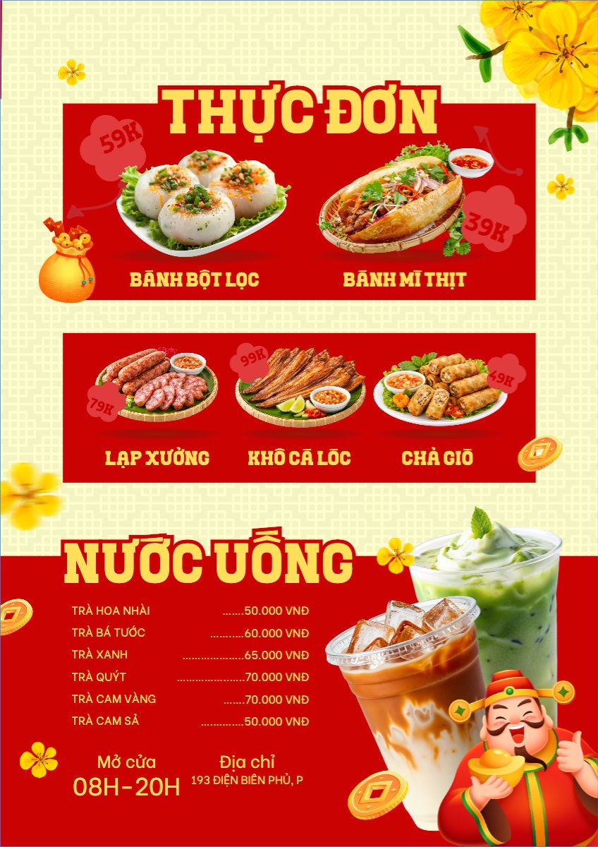 Thực đơn ngày tết