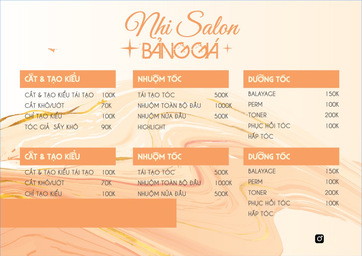 Tiệm tóc, tiệm cắt tóc, salon, nail, spa, beauty, làm đẹp, thẩm mỹ