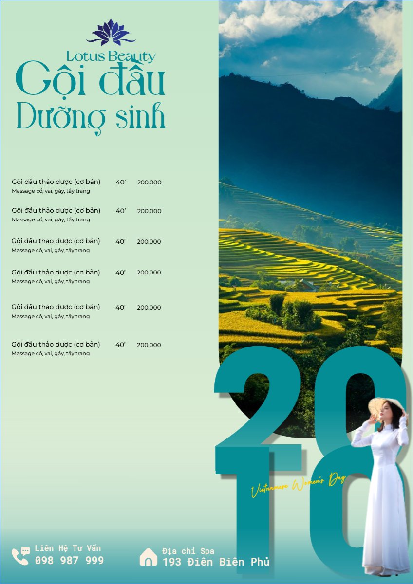20/10, Ngày phụ nữ Việt Nam, Vietnamese Women's Day, phụ nữ, sự kiện, event, mỹ phẩm, làm đẹp, beauty, hiện đại, modern