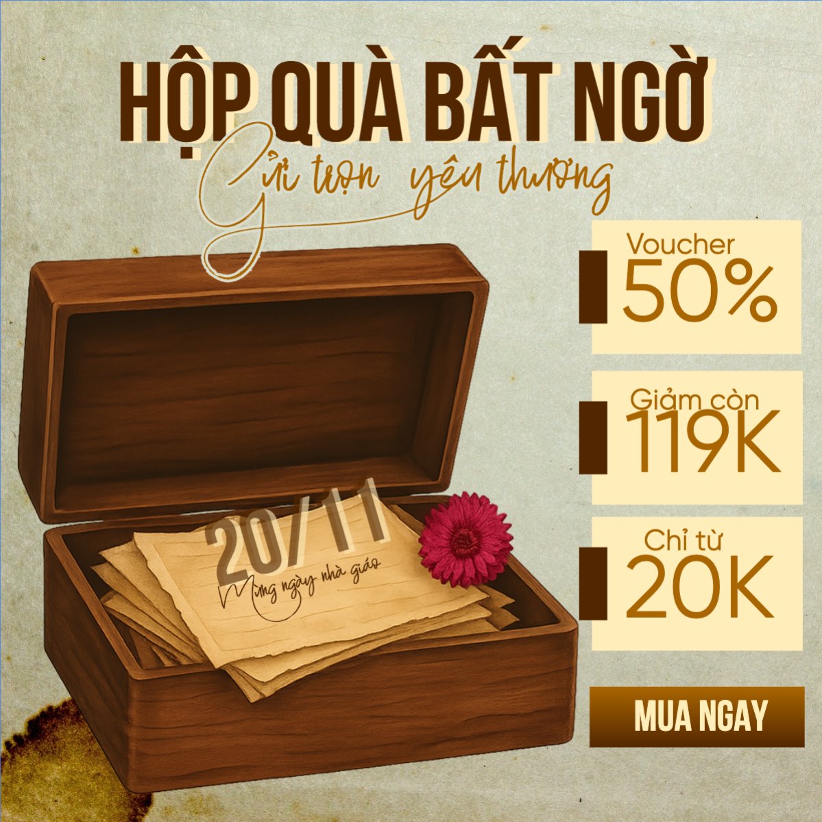 Sale hộp quà bất ngờ