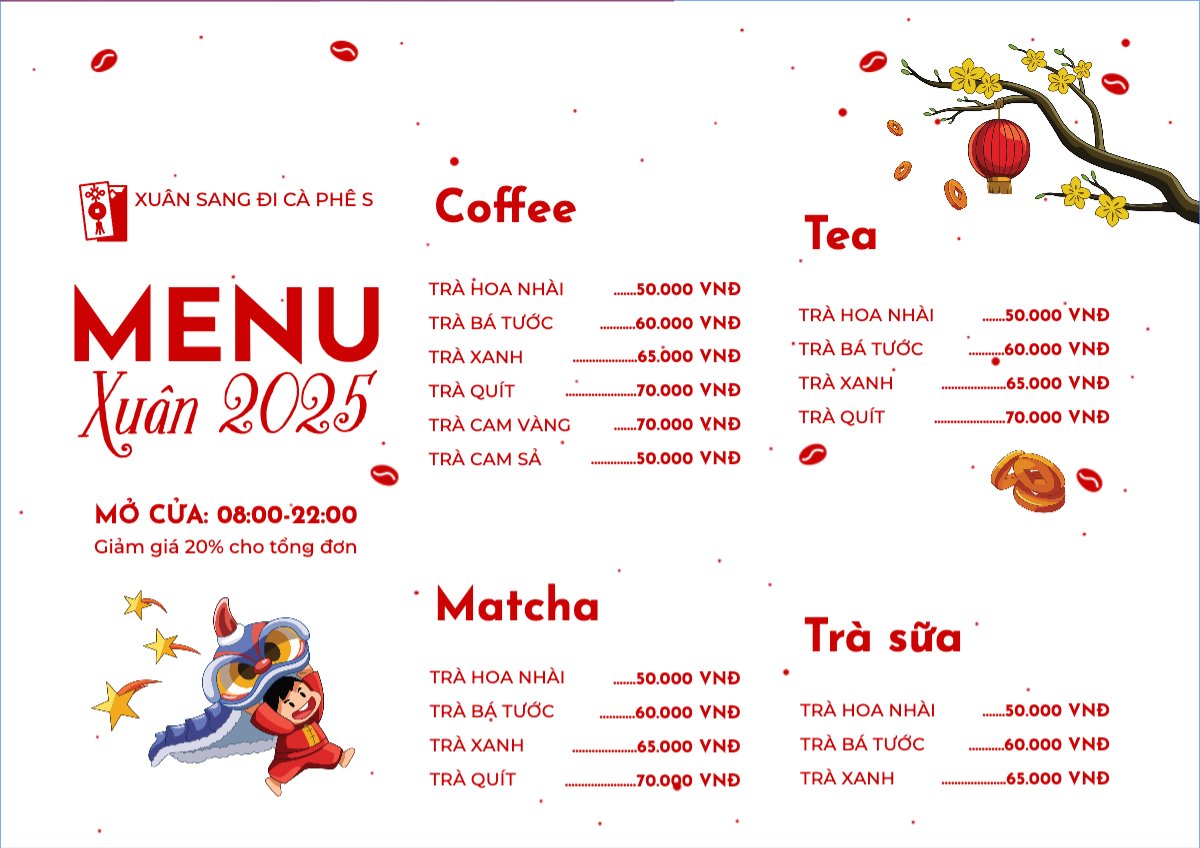 Tết, Xuân, Ất tỵ, năm 2025, 2025, nước uống, juice, giải khát, F&B, drink