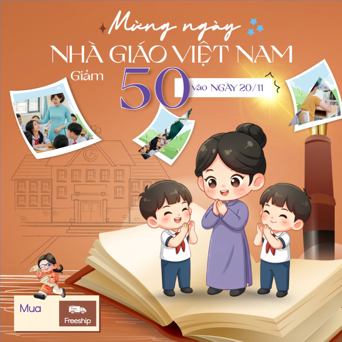 Giảm giá ngày lễ 20/11