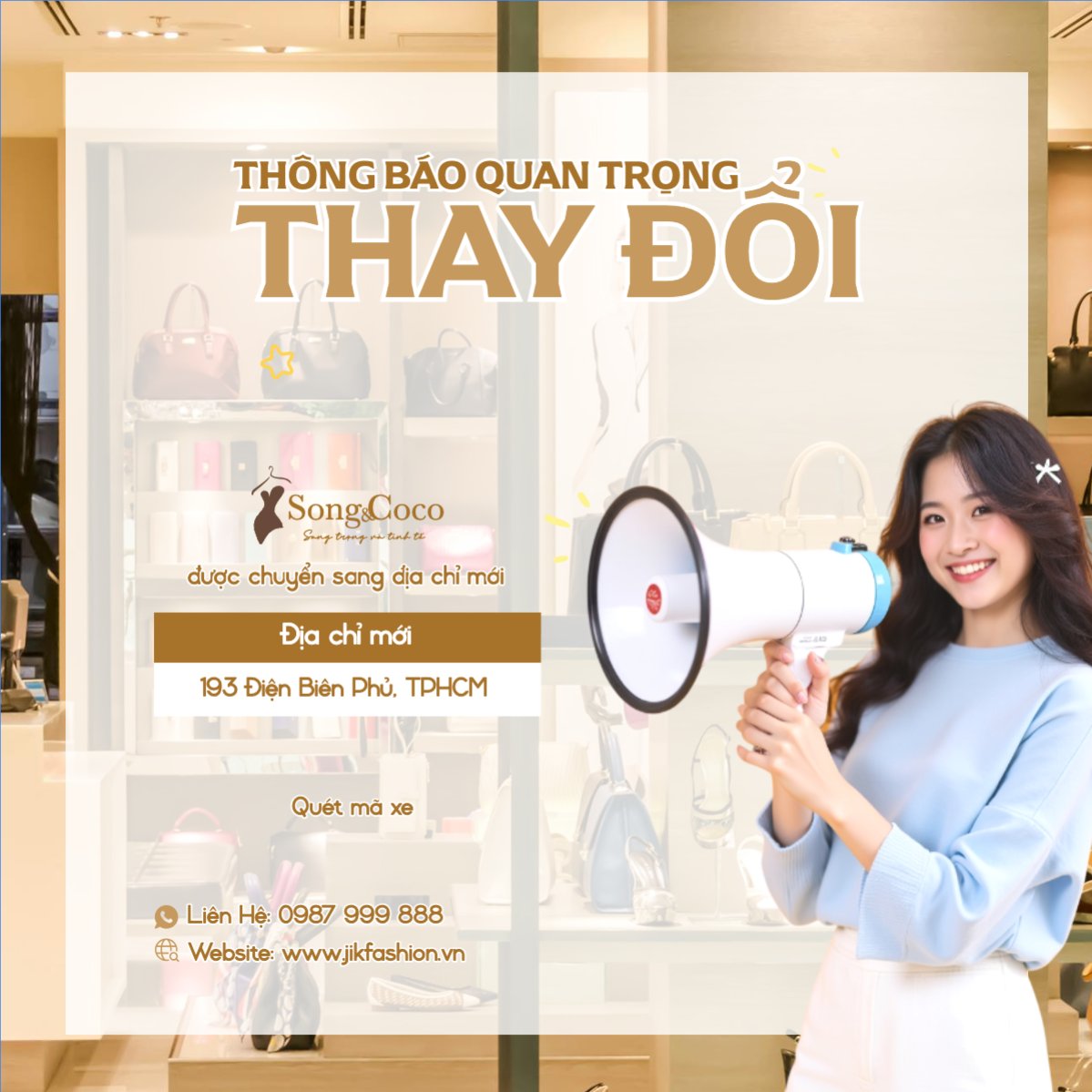 Thông báo thay đổi địa chỉ