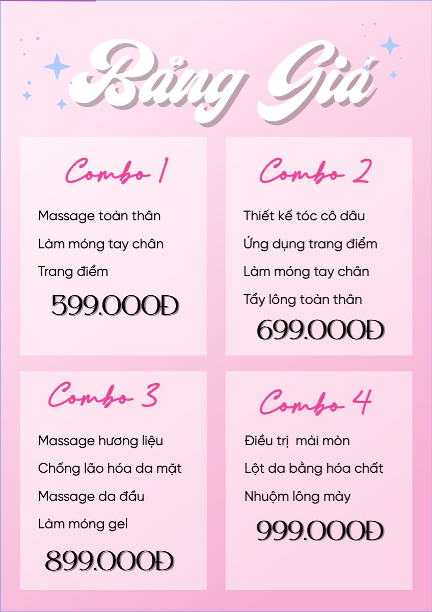 Tiệm tóc, tiệm cắt tóc, salon, nail, spa, beauty, làm đẹp, thẩm mỹ
