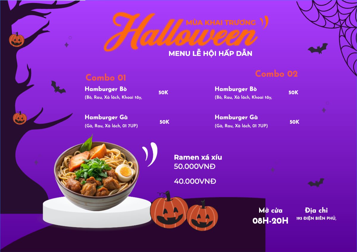 Halloween, nước uống, juice, giải khát, F&B, drink