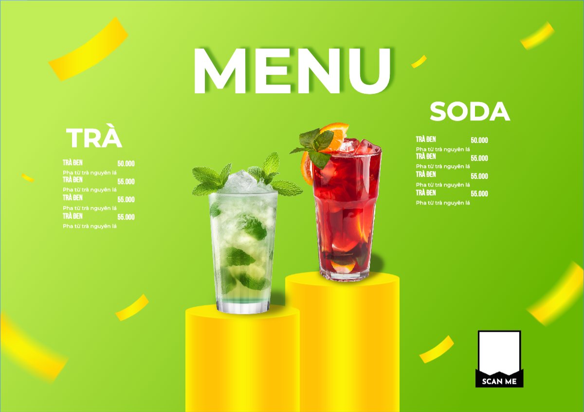 Nước uống, juice, giải khát, F&B, drink, trà, tea