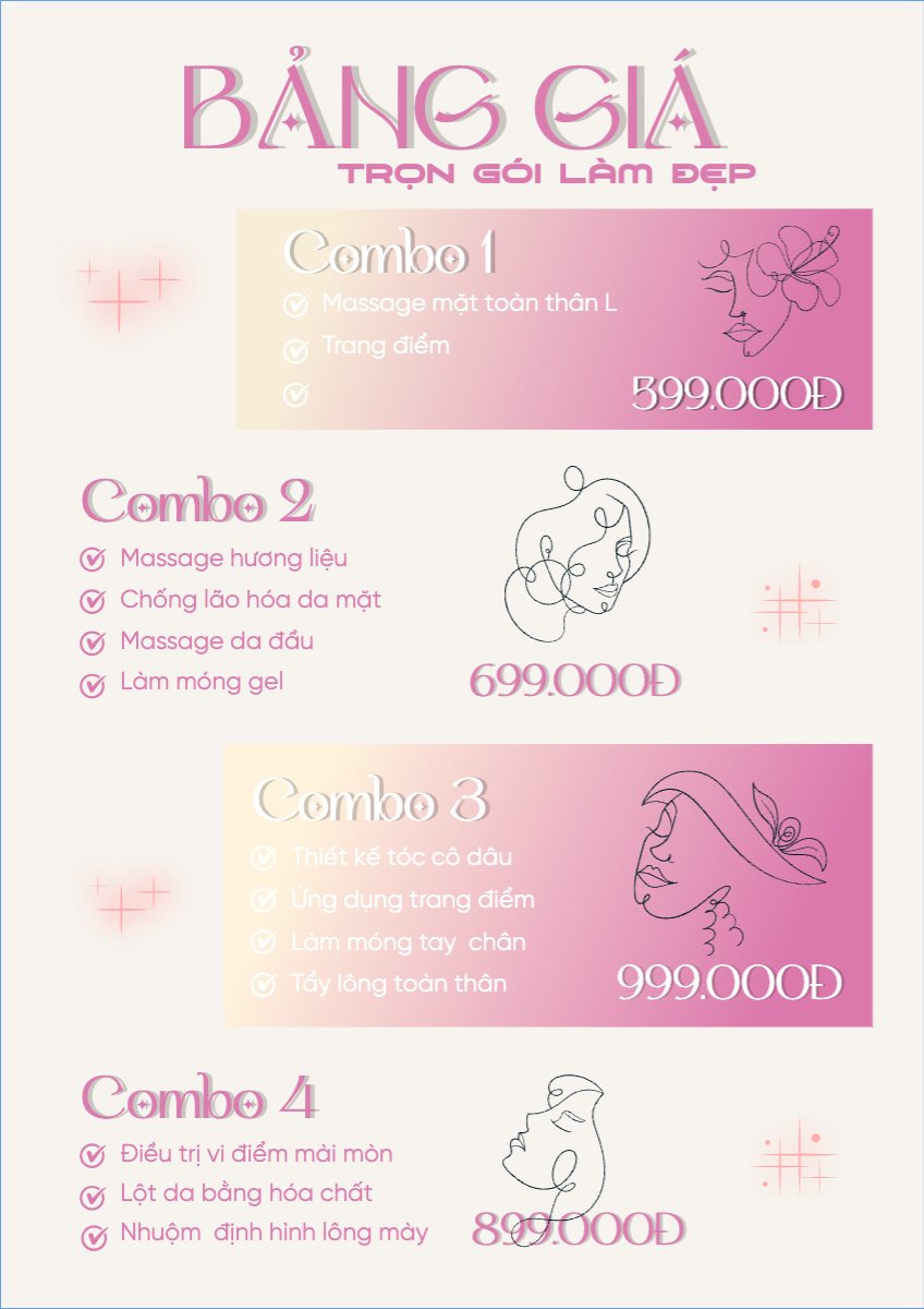 Tiệm tóc, tiệm cắt tóc, salon, nail, spa, beauty, làm đẹp, thẩm mỹ