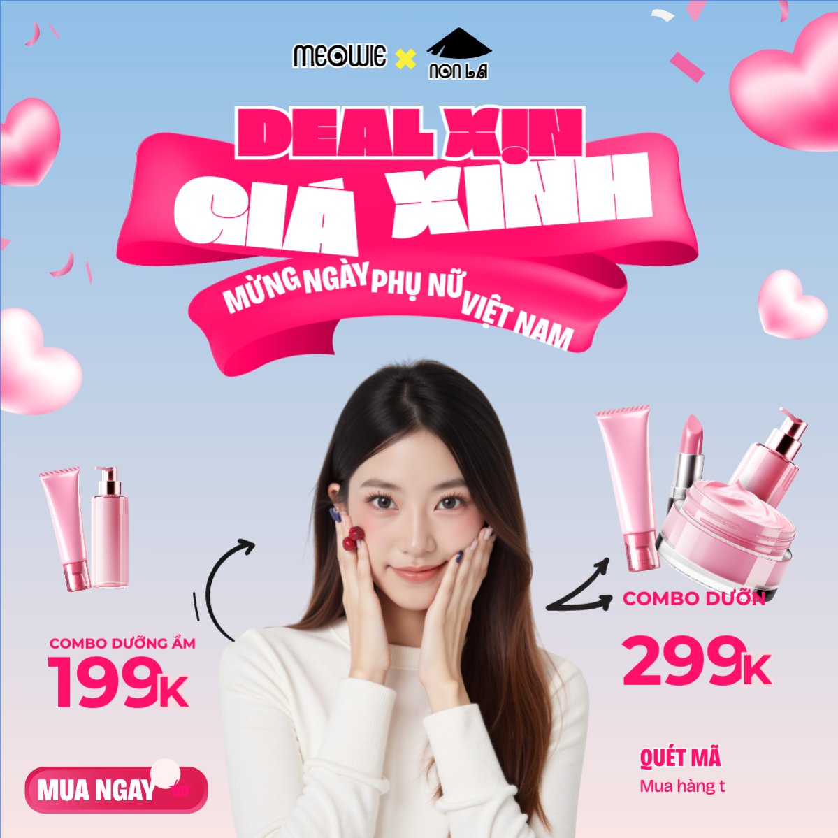 20/10, Ngày phụ nữ Việt Nam, Vietnamese Women's Day, phụ nữ, sự kiện, event, mỹ phẩm, làm đẹp, beauty, hiện đại, modern