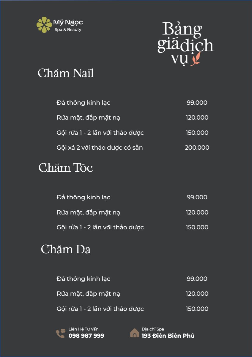 Tiệm tóc, tiệm cắt tóc, salon, nail, spa, beauty, làm đẹp, thẩm mỹ