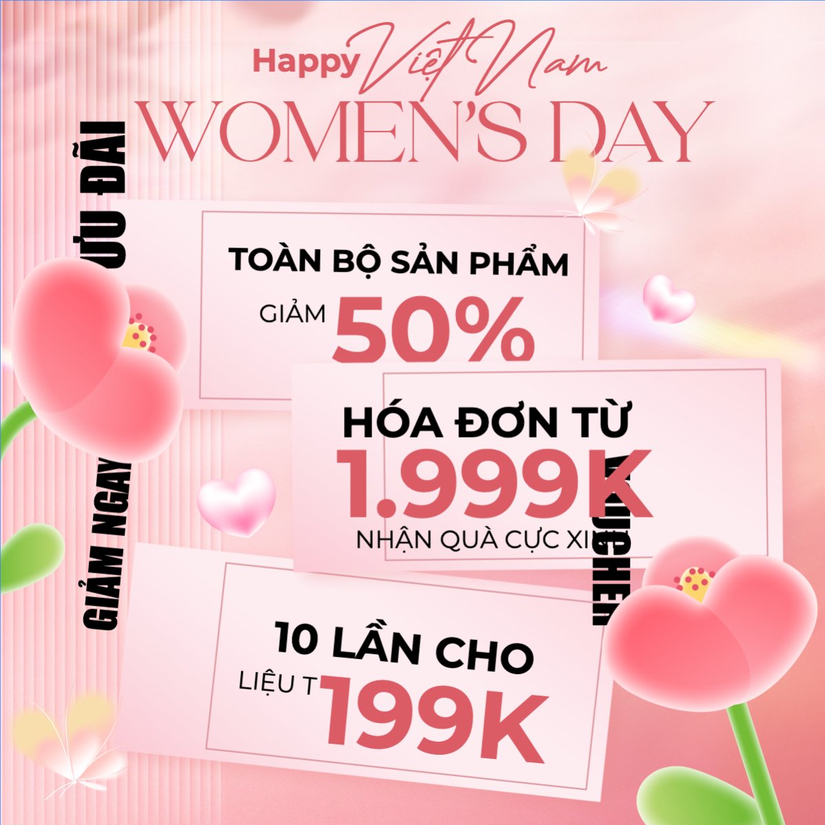 20/10, Ngày phụ nữ Việt Nam, Vietnamese Women's Day, phụ nữ, sự kiện, event, mỹ phẩm, làm đẹp, beauty, hiện đại, modern