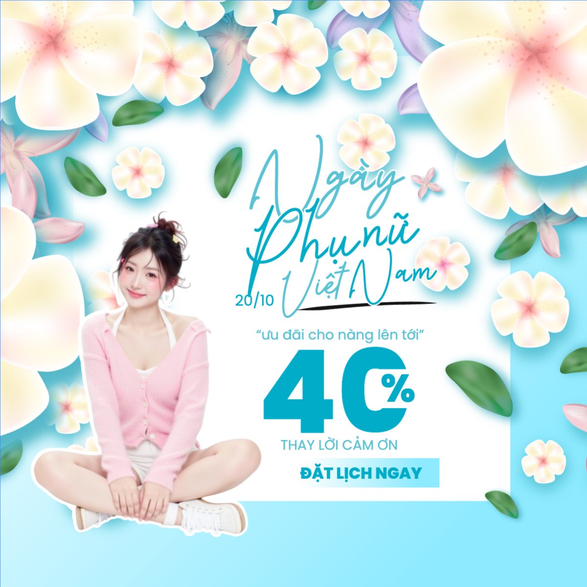 20/10, Ngày phụ nữ Việt Nam, Vietnamese Women's Day, phụ nữ, sự kiện, event, mỹ phẩm, làm đẹp, beauty, hiện đại, modern