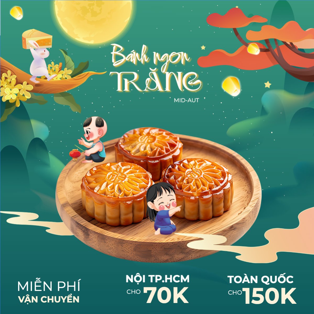 Trung thu, Tết Đoàn Viên, mid-autumn festival, sự kiện, event, lễ hội, festival, ẩm thực, food, bánh trung thu, cute, dễ thương