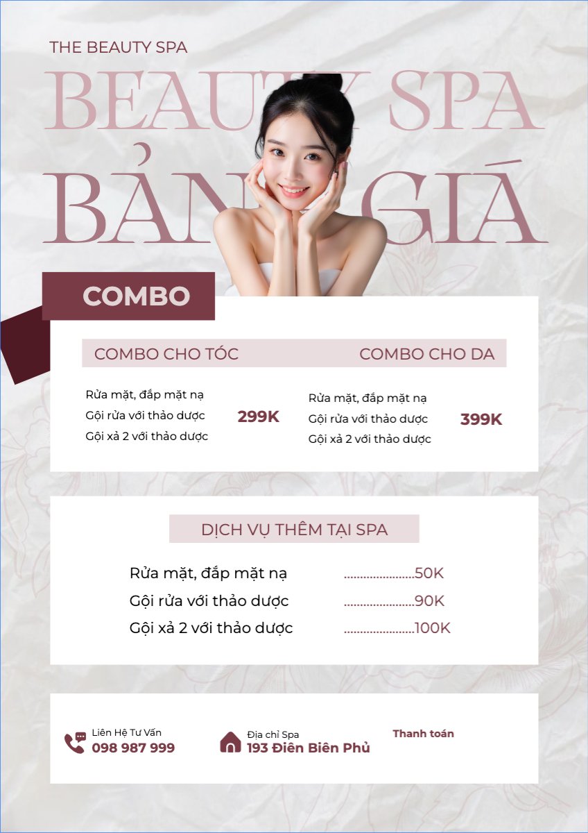 Tiệm tóc, tiệm cắt tóc, salon, nail, spa, beauty, làm đẹp, thẩm mỹ
