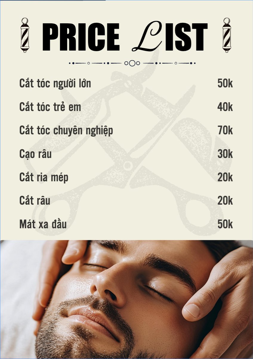 Salon, tiệm tóc, barber, spa, beauty, làm đẹp, thẩm mỹ