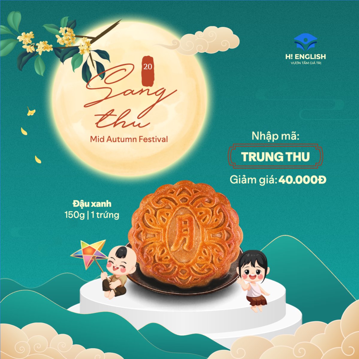 Trung thu, Tết Đoàn Viên, mid-autumn festival, sự kiện, event, lễ hội, festival, ẩm thực, food, bánh trung thu, cute, dễ thương