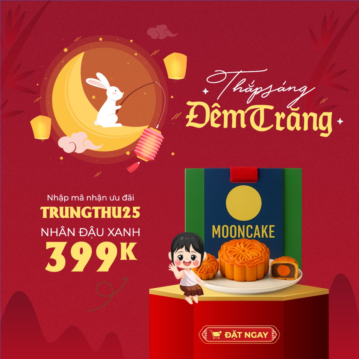 Trung thu, Tết Đoàn Viên, mid-autumn festival, sự kiện, event, lễ hội, festival, ẩm thực, food, bánh trung thu, cute, dễ thương