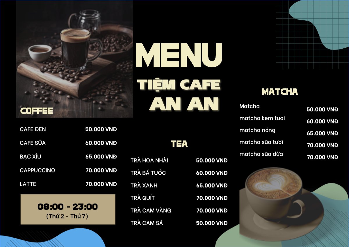 Nước uống, juice, giải khát, F&B, drink, coffee, cà phê