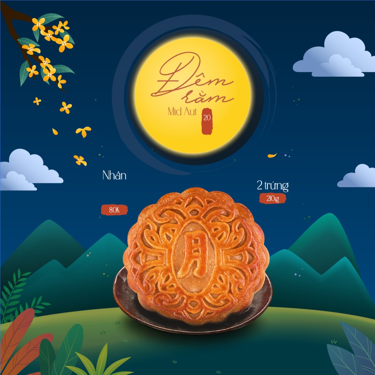 Trung thu, Tết Đoàn Viên, mid-autumn festival, sự kiện, event, lễ hội, festival, ẩm thực, food, bánh trung thu, cute, dễ thương