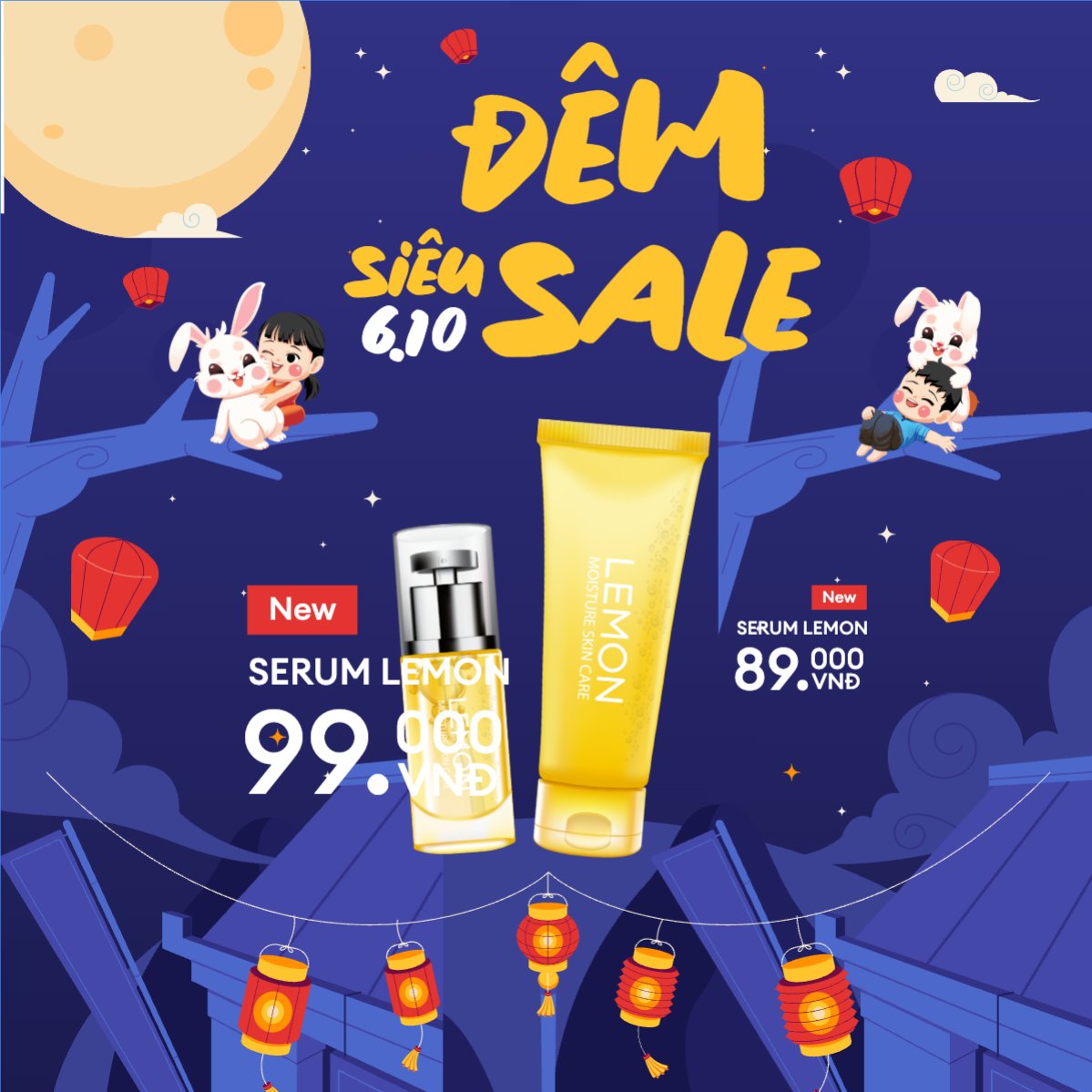 Trung thu, Tết Đoàn Viên, mid-autumn festival, sự kiện, event, lễ hội, festival, mỹ phẩm, beauty, làm đẹp, sale, giảm giá, dễ thương, cute