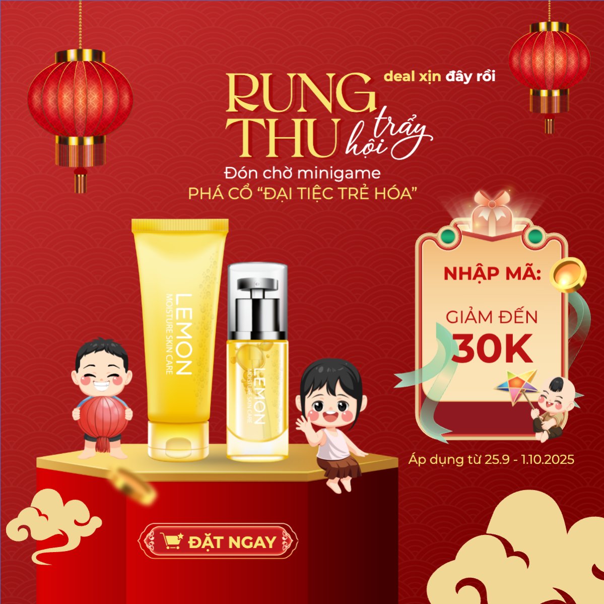 Trung thu, Tết Đoàn Viên, mid-autumn festival, sự kiện, event, mỹ phẩm, beauty, làm đẹp, hiện đại, modern