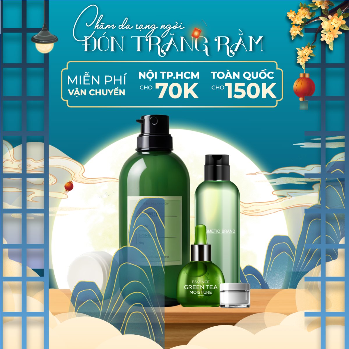 Trung thu, Tết Đoàn Viên, mid-autumn festival, sự kiện, event, mỹ phẩm, beauty, làm đẹp, hiện đại, modern, đơn giản