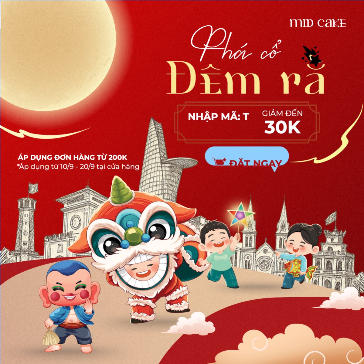 Trung thu, Tết Đoàn Viên, mid-autumn festival, sự kiện, ẩm thực, food, event, hiện đại, modern, cute, dễ thương, chibi