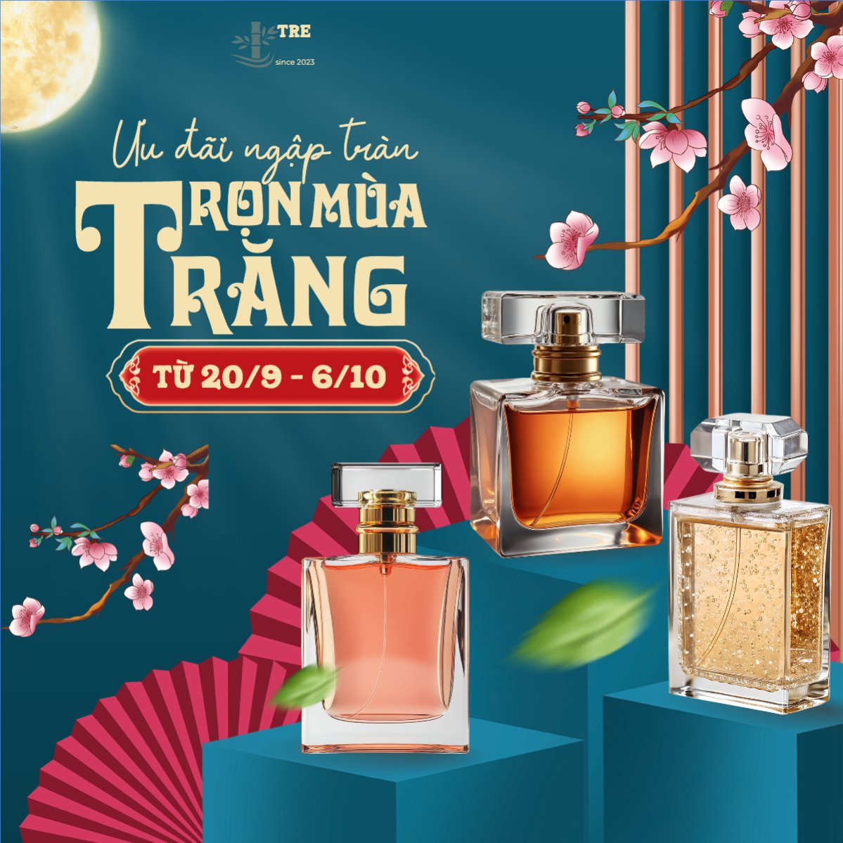 Trung thu, Tết Đoàn Viên, mid-autumn festival, sự kiện, event, mỹ phẩm, beauty, làm đẹp,  perfume, nước hoa, hiện đại, modern, đơn giản