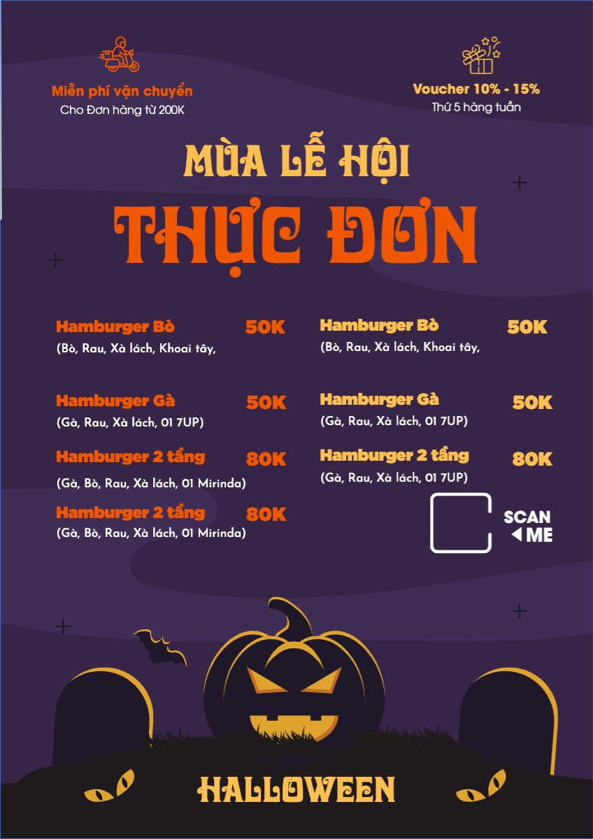 Halloween, đồ ăn, food, thực phẩm, ẩm thực, món ăn, F&B, nhà hàng, thức ăn