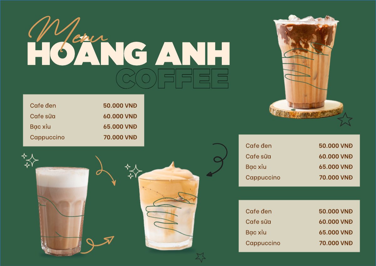 Nước uống, juice, giải khát, F&B, drink, coffee, cà phê