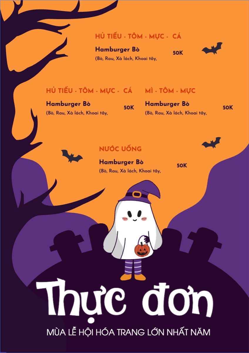 Halloween, đồ ăn, food, thực phẩm, ẩm thực, món ăn, F&B, nhà hàng, thức ăn