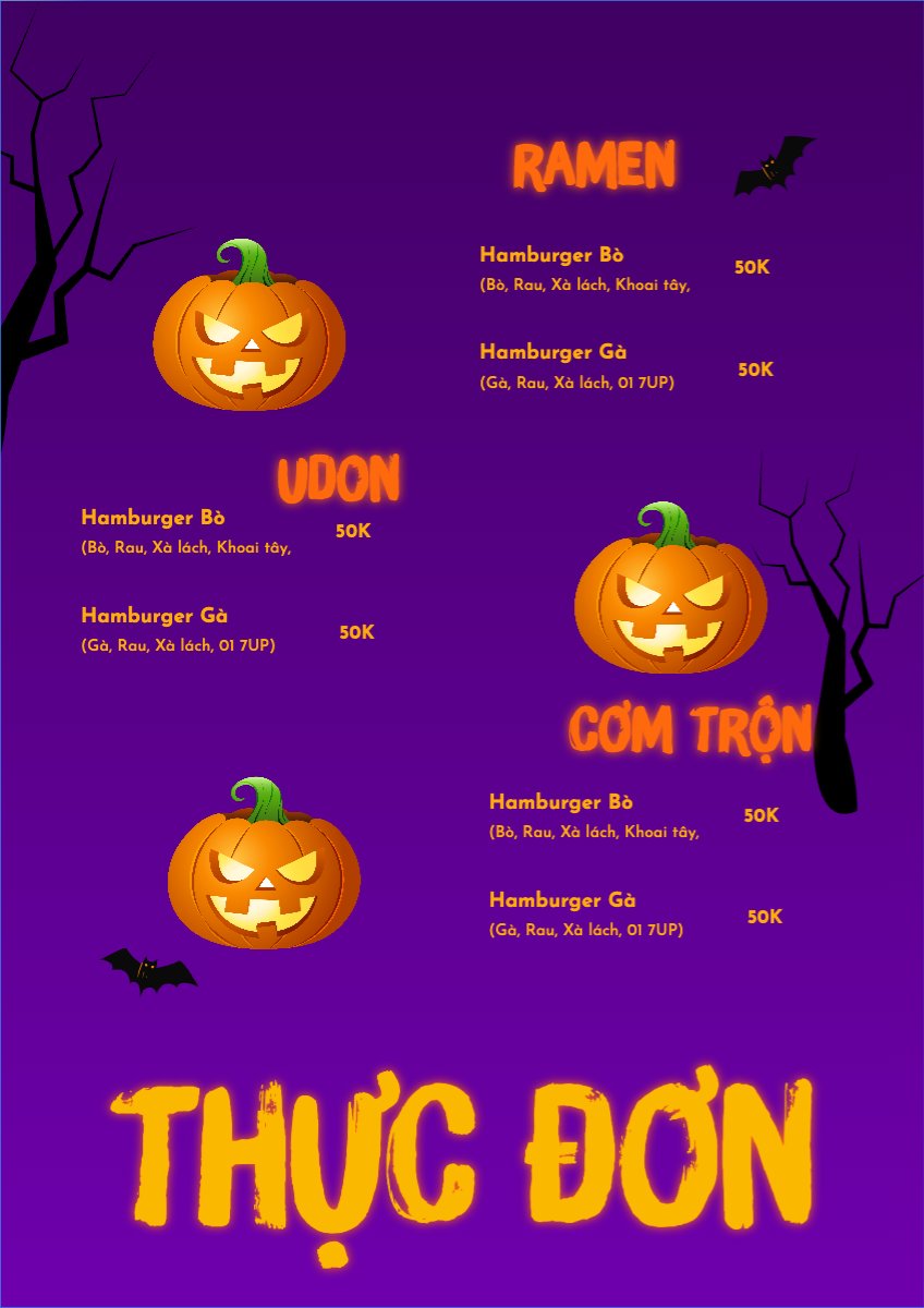 Halloween, đồ ăn, food, thực phẩm, ẩm thực, món ăn, F&B, nhà hàng, thức ăn