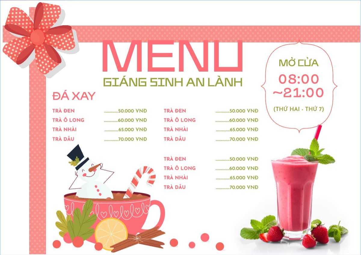 Nước uống, juice, giải khát, F&B, drink, nước ép, sinh tố, smoothie