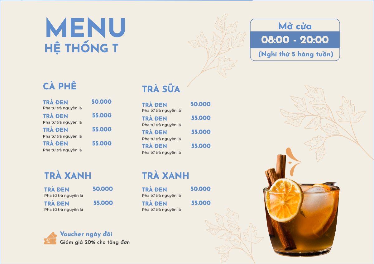 Nước uống, juice, giải khát, F&B, drink, cocktail, soda