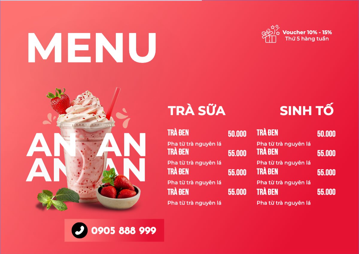 Nước uống, juice, giải khát, F&B, drink, nước ép, smoothie, sinh tố