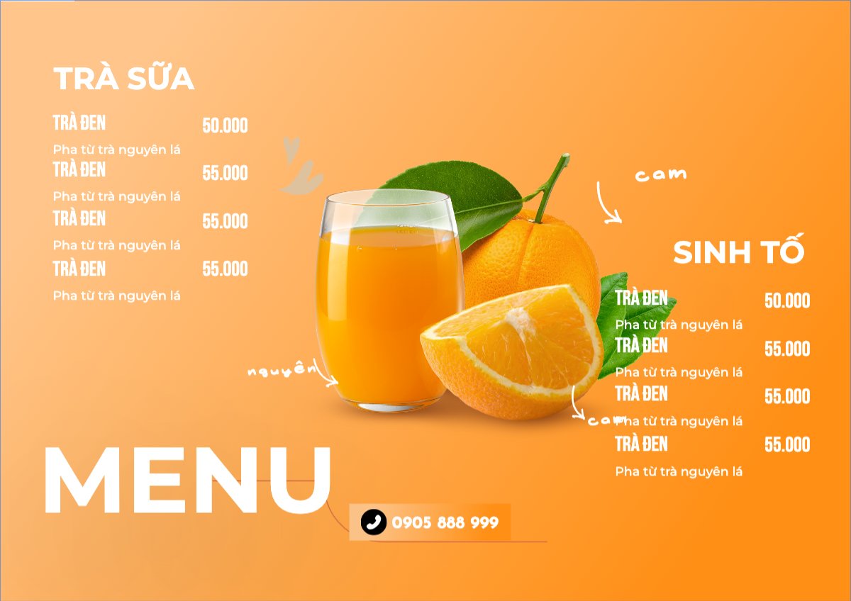 Nước uống, juice, giải khát, F&B, drink, nước ép