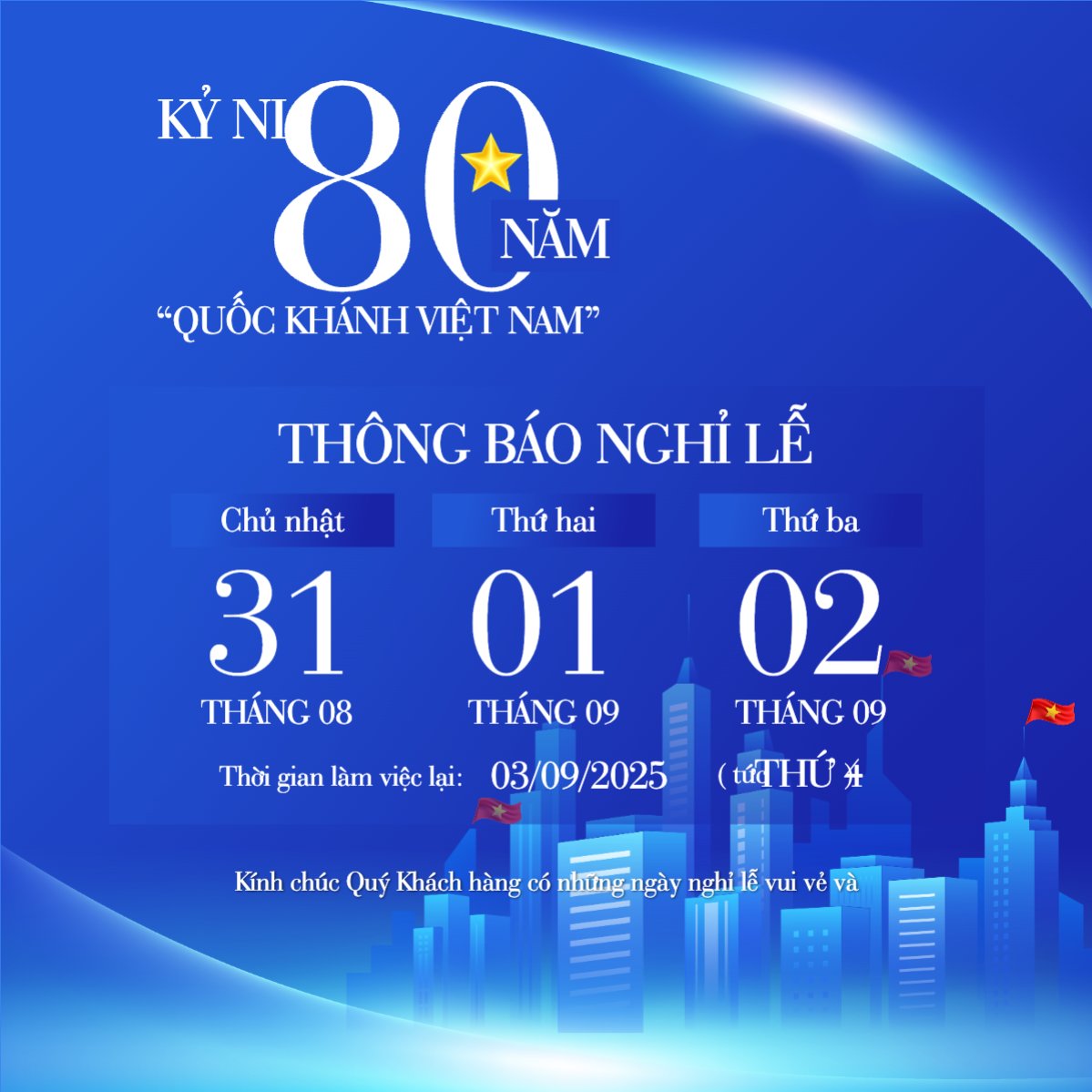 2/9, Quốc Khánh, lễ hội, thông báo, lịch nghỉ, Việt Nam, sự kiện, event, hiện đại, modern