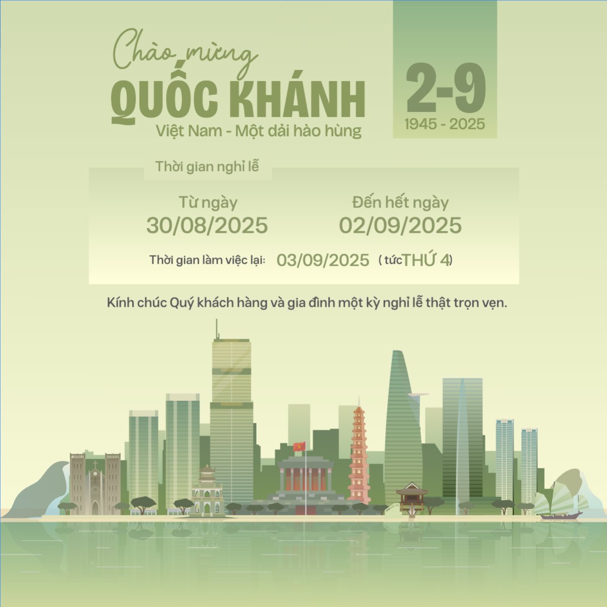 2/9, Quốc Khánh, lễ hội, thông báo, lịch nghỉ, Việt Nam, sự kiện, event, hiện đại, modern