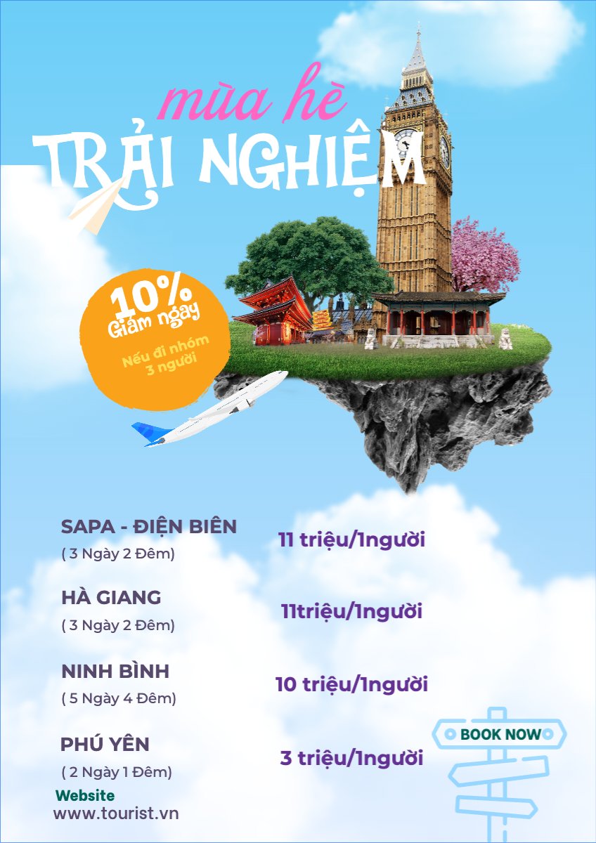 Du lịch, travel, tourism, trải nghiệm, khám phá