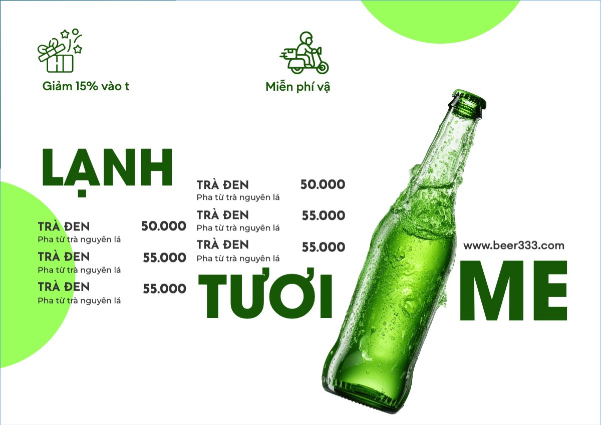 Nước uống, juice, giải khát, F&B, drink, bia, beer