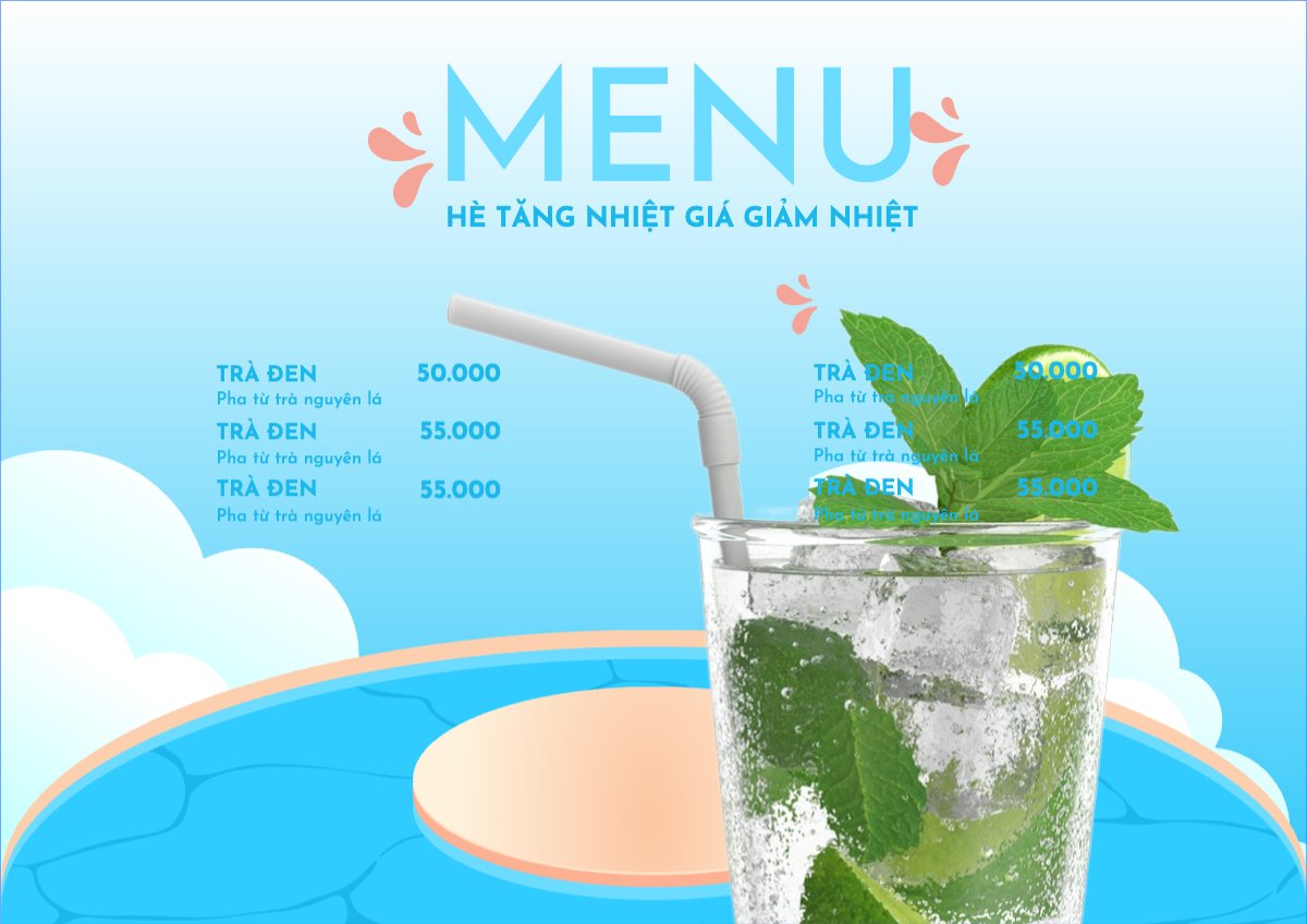 Nước uống, juice, giải khát, F&B, drink, nước ép