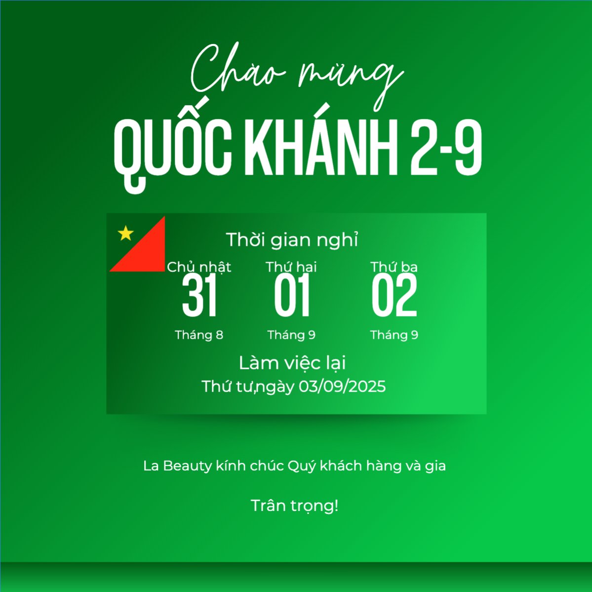 2/9, Quốc Khánh, lễ hội, thông báo, lịch nghỉ, Việt Nam, sự kiện, event, hiện đại, modern