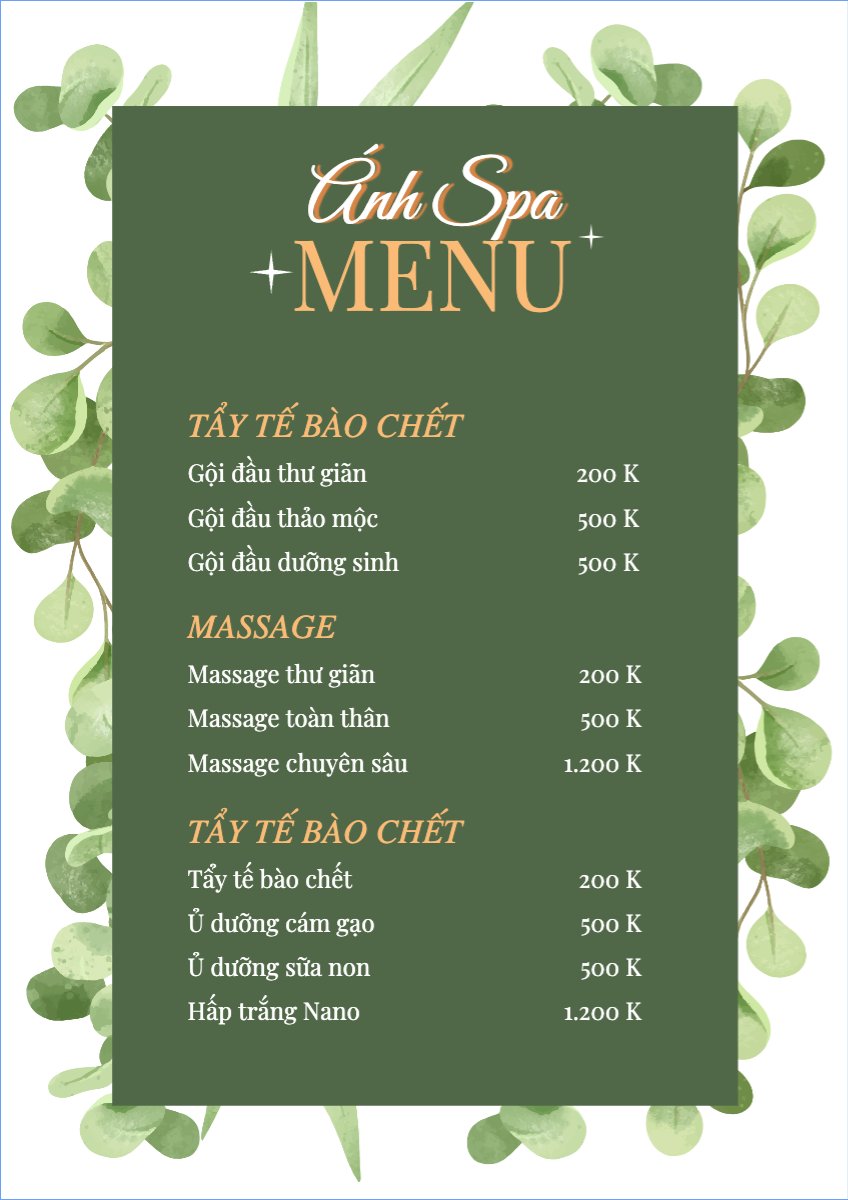 Spa, beauty, làm đẹp, thẩm mỹ, salon