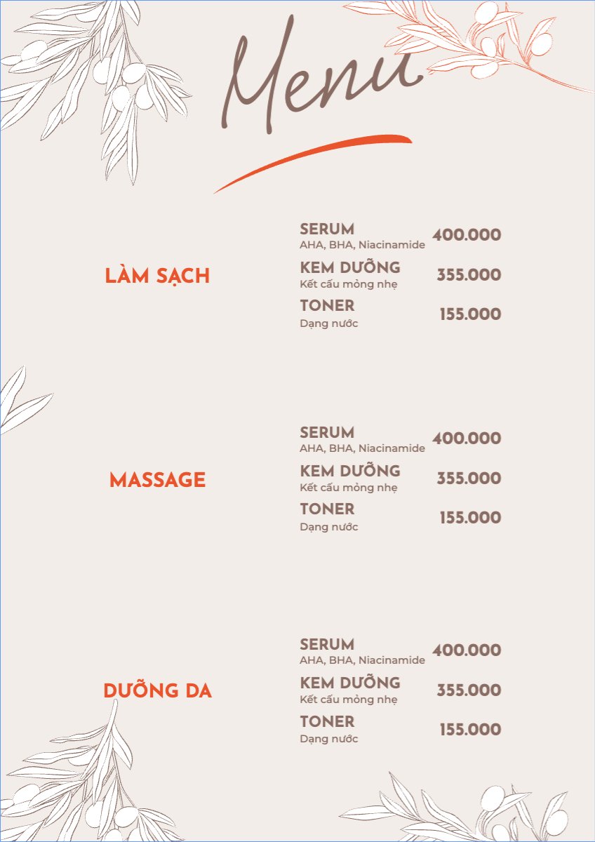Spa, beauty, làm đẹp, thẩm mỹ, salon
