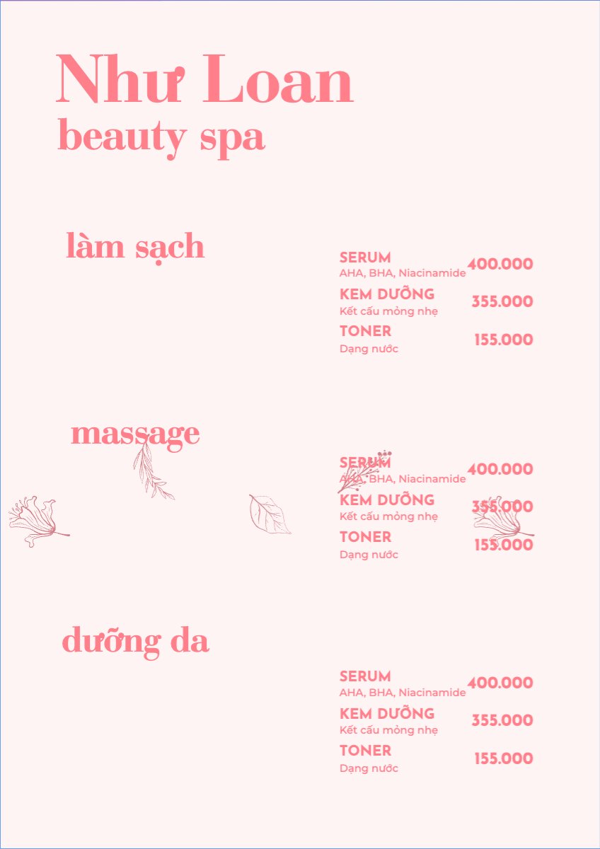 Spa, beauty, làm đẹp, thẩm mỹ, salon