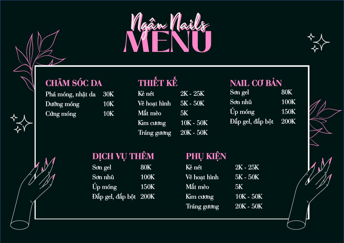Spa, beauty, làm đẹp, thẩm mỹ, nails