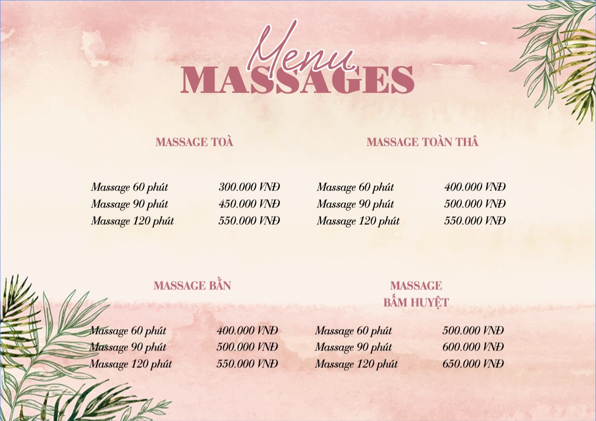 Spa, beauty, làm đẹp, thẩm mỹ, gội đầu, massage