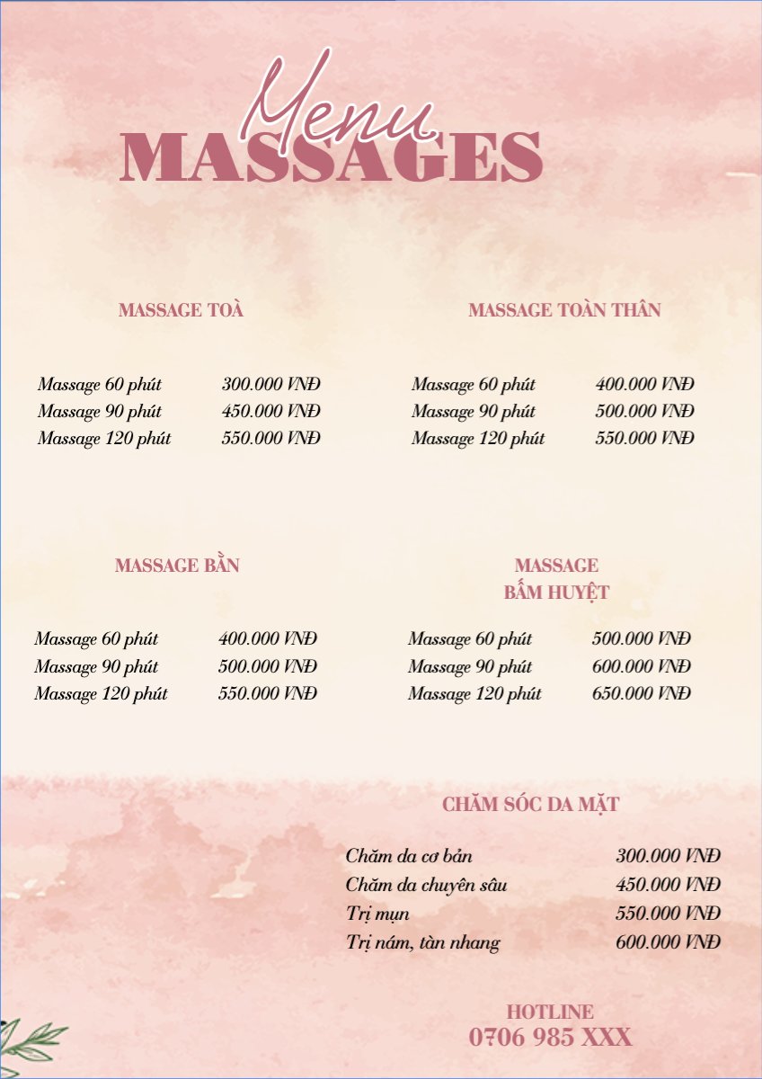 Spa, beauty, làm đẹp, thẩm mỹ