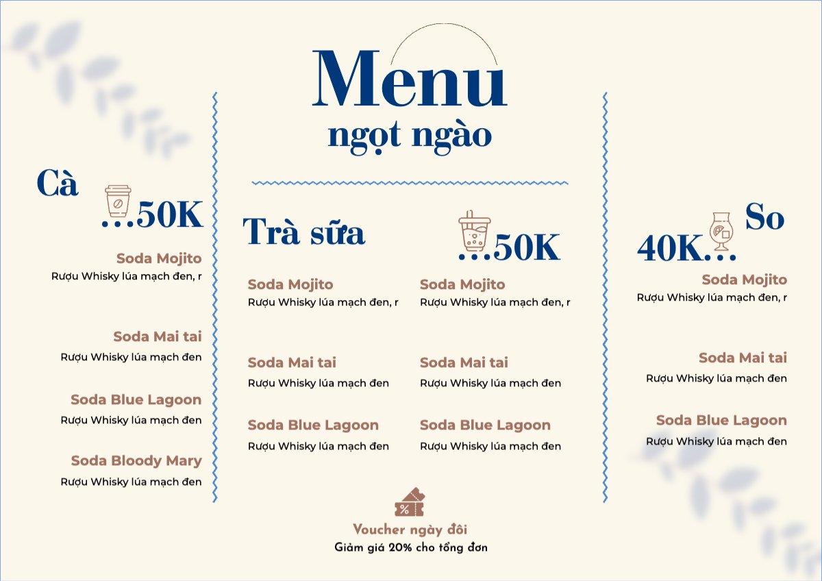 Nước uống, juice, giải khát, F&B, drink, nước ép, smoothie, sinh tố, cooktail, bar, trà sữa, milktea