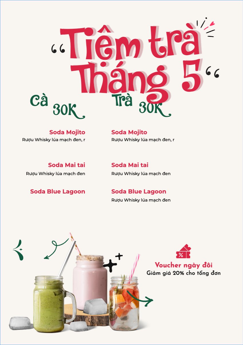 Nước uống, juice, giải khát, F&B, drink, trà sữa, milk tea